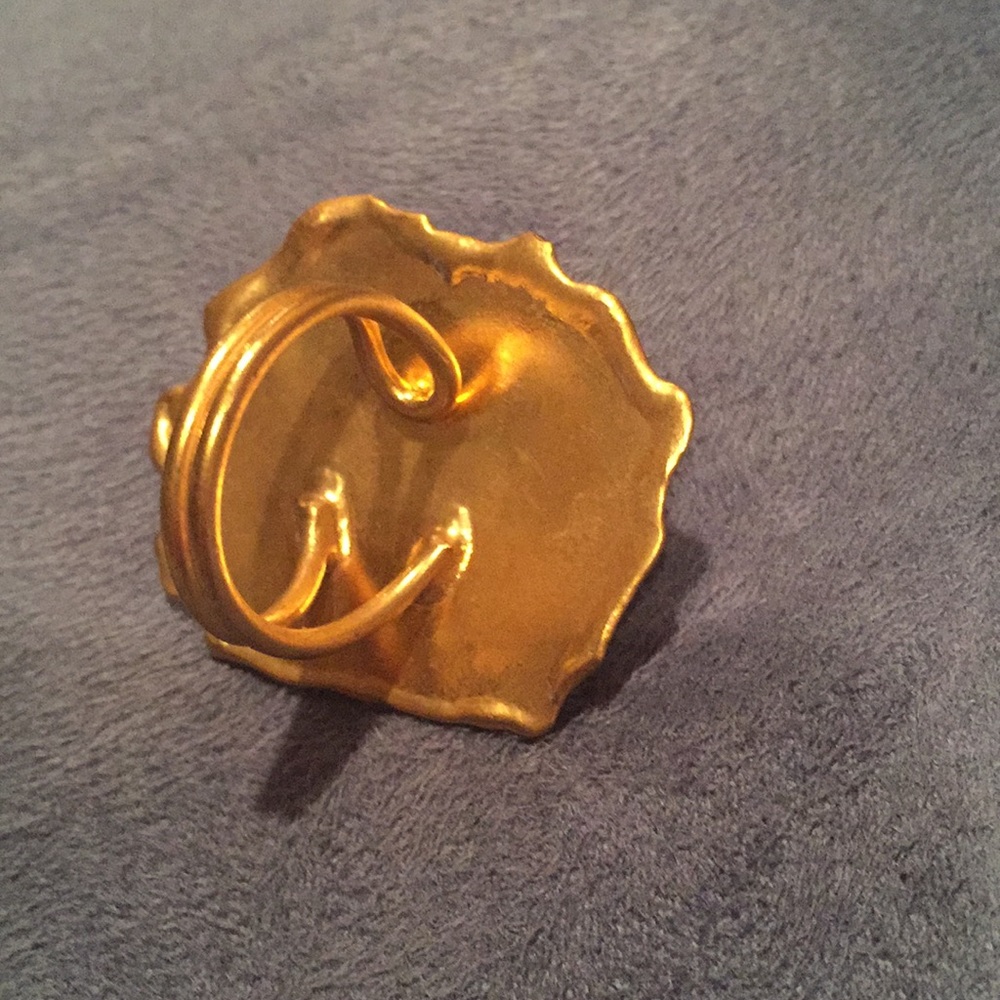 Labradorite Ring Gold Plated - image 2